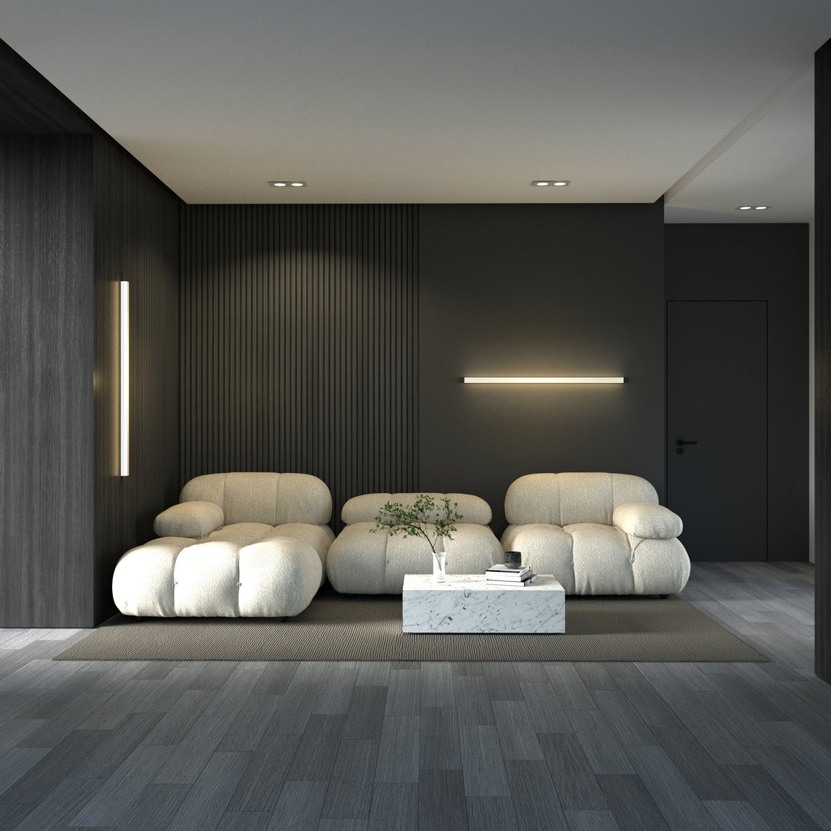 Minimalist Linear Wall Lamp With Integrated LED Lighting And Modern Design | Sansoti