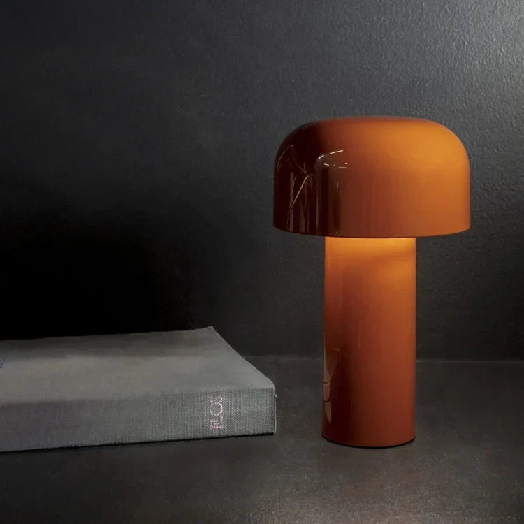 Rechargeable Mushroom Table Lamp | Wireless LED Ambient Lighting with Dimming Function for Indoor & Outdoor Use | Sansoti