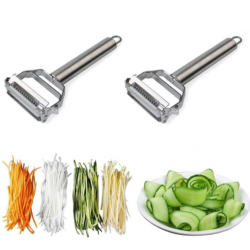 Professional Vegetable Peeler with Double Blades for Peeling & Julienne | Sansoti