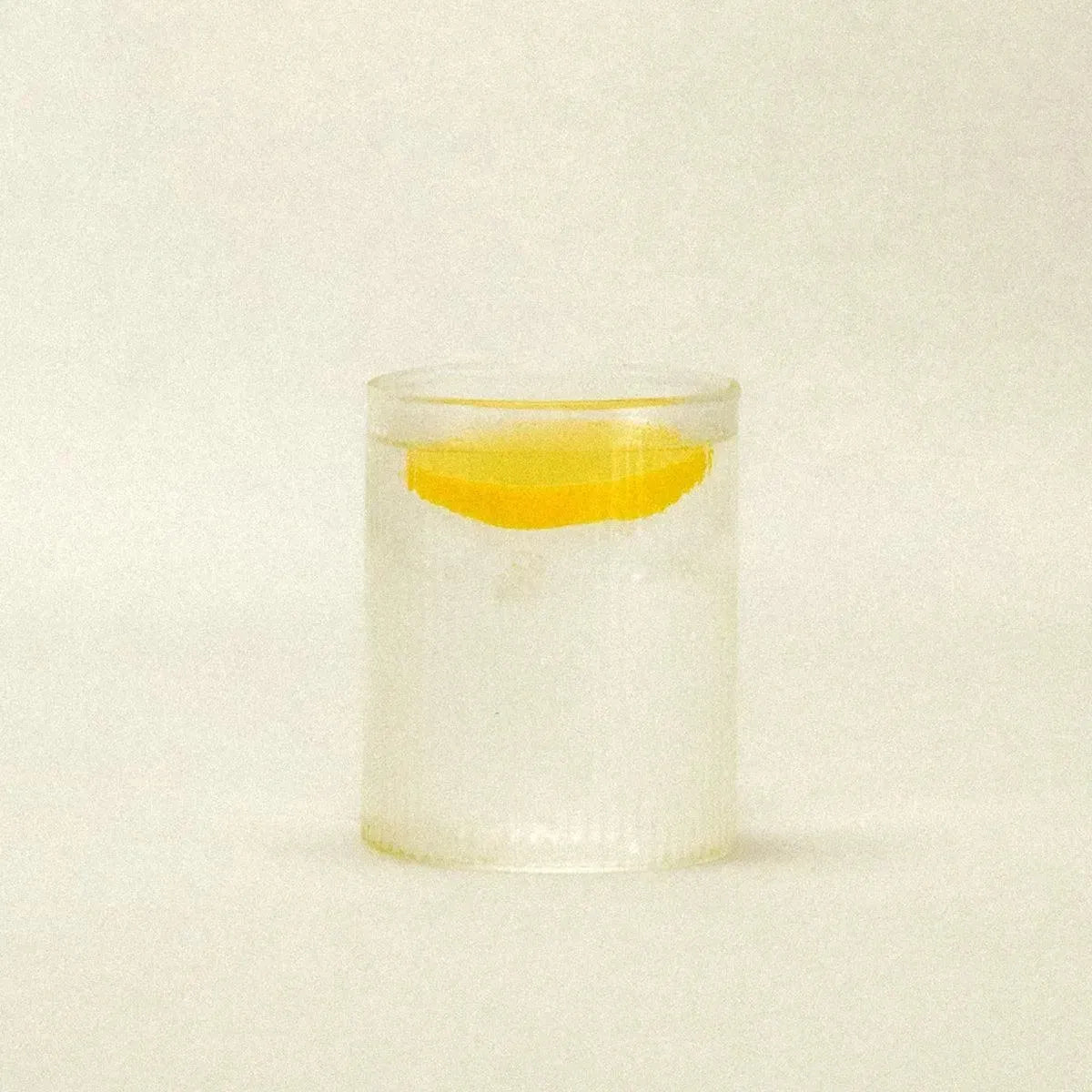 Ribbed Drinking Glass Ribbed Glass Classic 300ml 400ml Transparent Table Gift | Sansoti