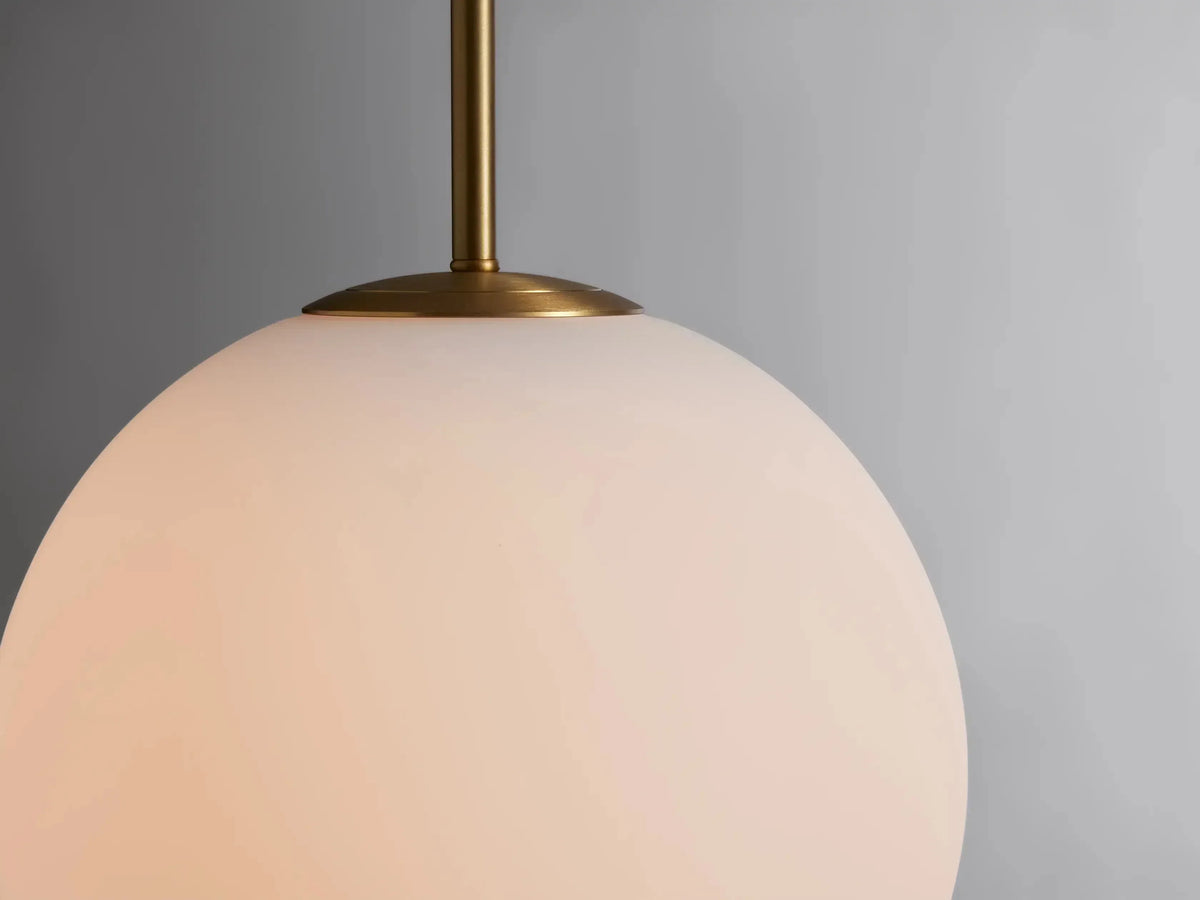 Glas-Hängeleuchte mit integrierter LED-Beleuchtung Messingausführung Verstellbares Design Esszimmer Wohnzimmer | Sansoti