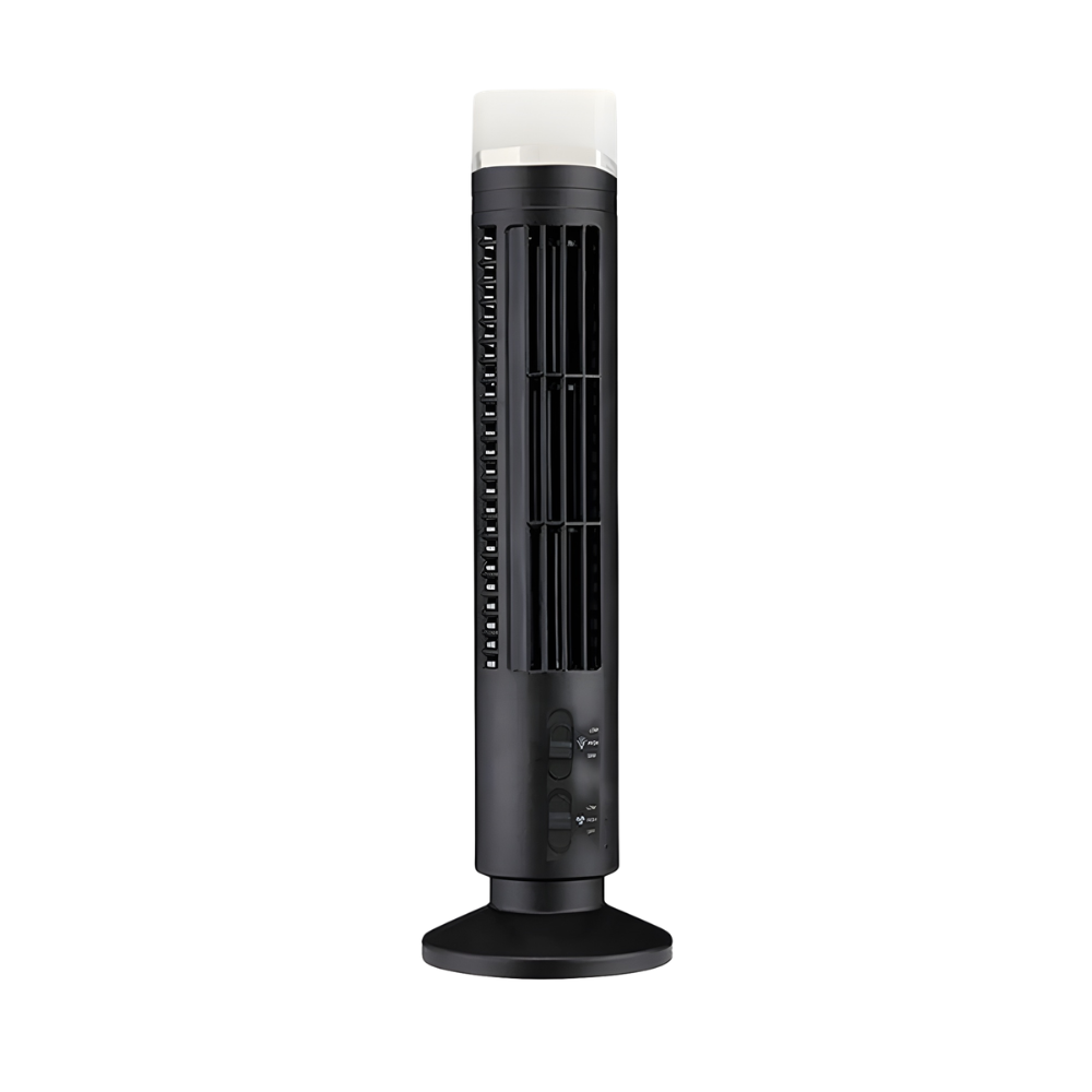 Compacte Mini-Ventilator met Bladloos Ontwerp, USB Voeding voor Bureau & Nachtkastje | Sansoti