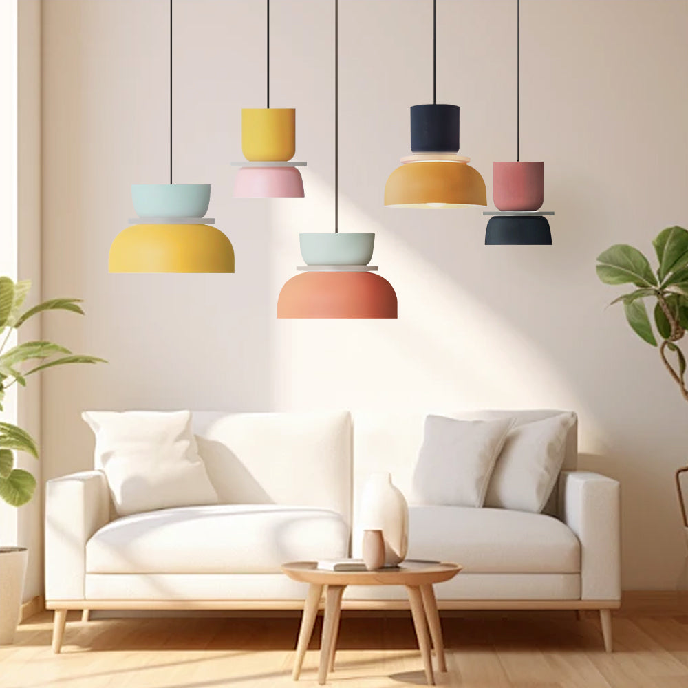 Sansoti | Lucie Nordic Pendant Lamp with Color Accents
