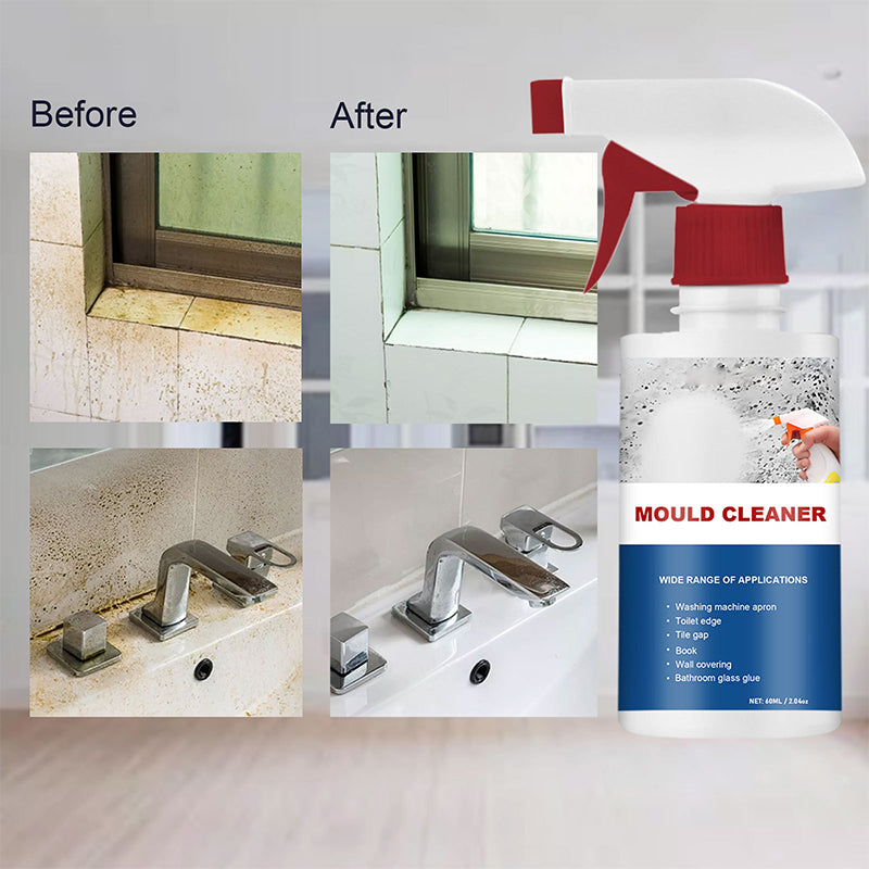 Mold Remover Spray 60ml for Bathroom, Kitchen, Tile, and Grout, Stain Remover Without Scrubbing, PE Bottle, Anti-Mold | Sansoti