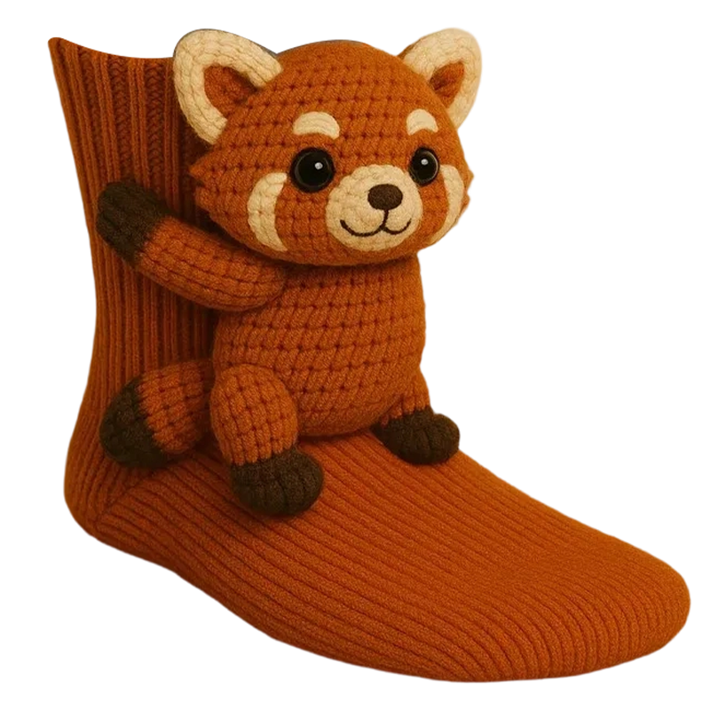 Kuschelsocken mit Tierdesign – Weiche Umarmungssocken für Wärme und Komfort | Sansoti