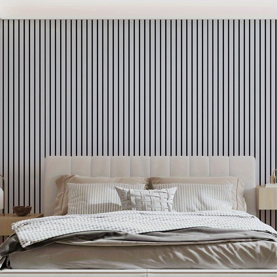 Zelfklevende 3D Wandpanelen met Houtstructuur voor Snelle Muurtransformatie Woonkamer Slaapkamer Interieur | Sansoti