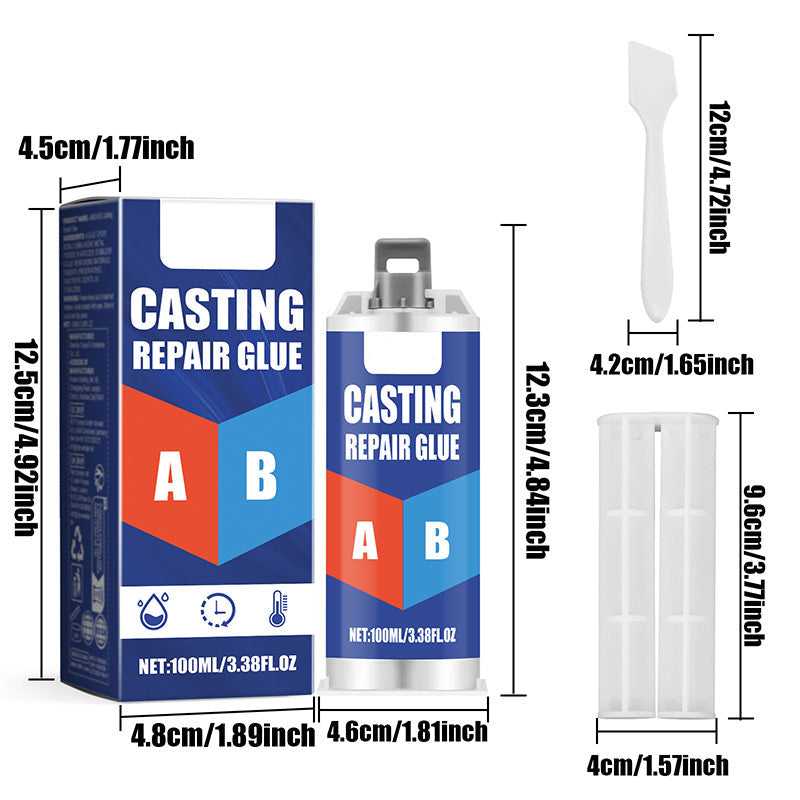Hitzebeständiger Metallkleber für professionelle Reparaturen 100ml | Sansoti