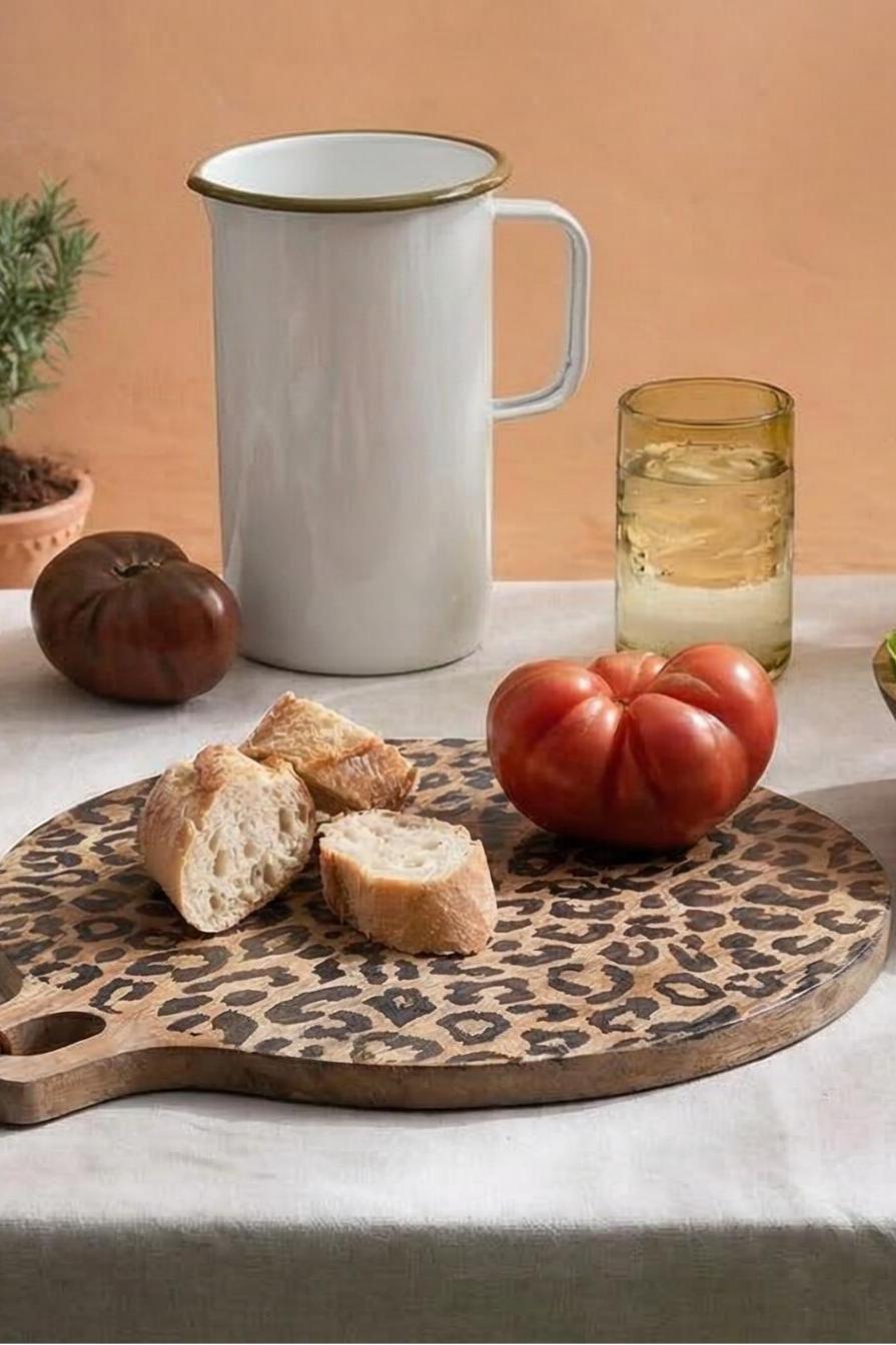 Holz Servierbrett Sapele Holz Rund und Eckig Skandinavisches Design für Küche und Tisch | Sansoti