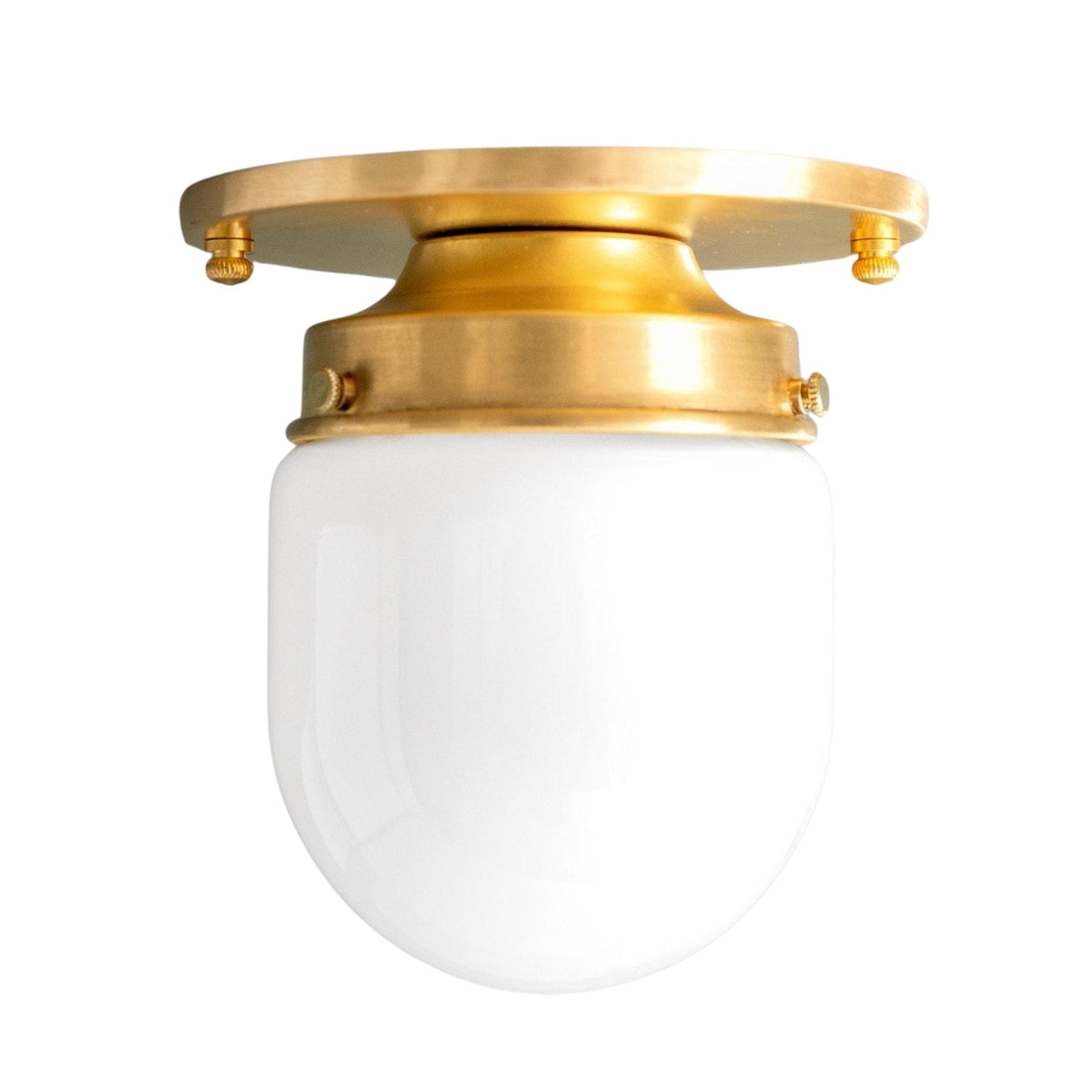 Opalglas Wandleuchte & Deckenleuchte Doppelfunktion Modernes Design Messing | Sansoti