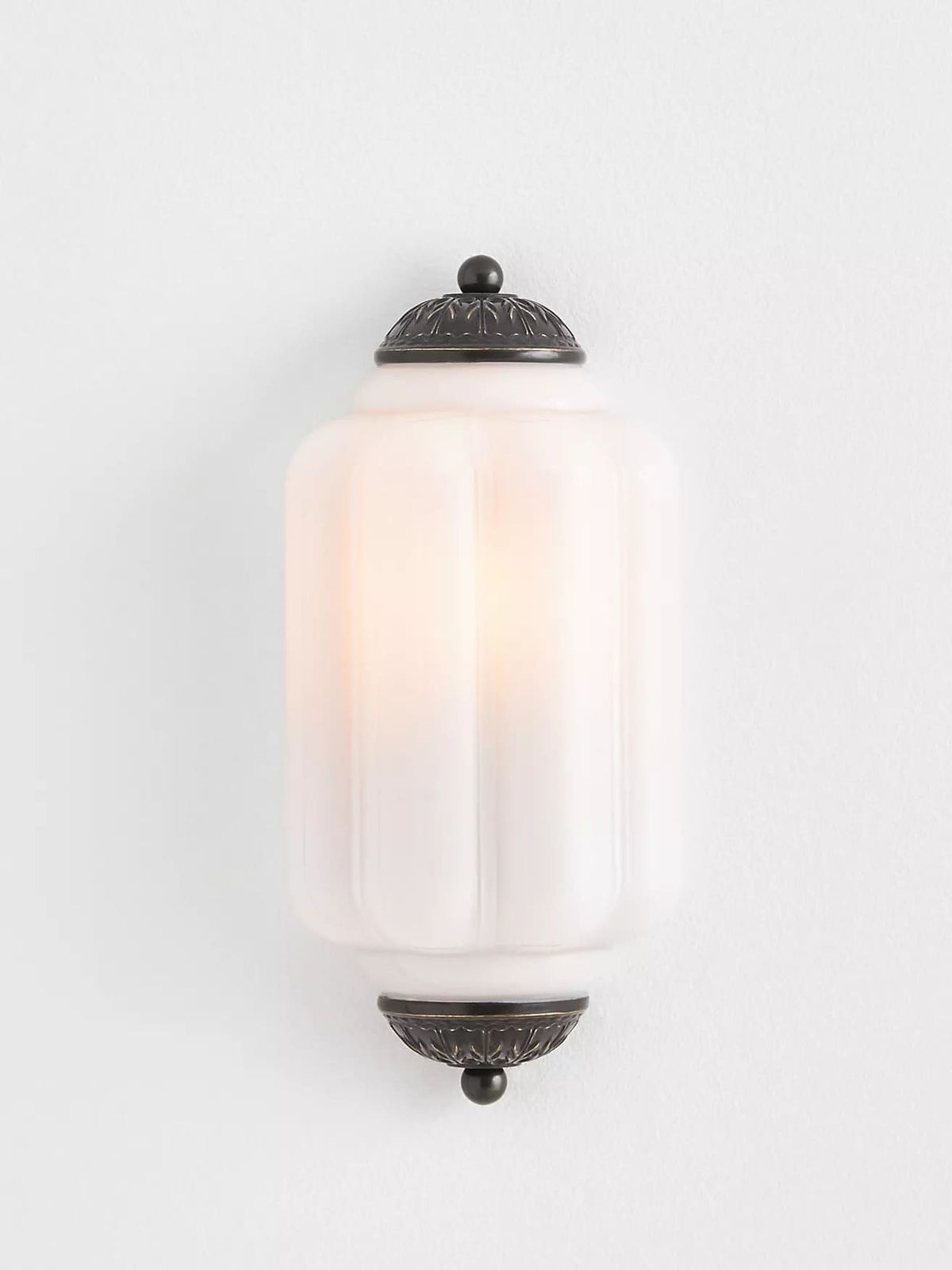 Wandlamp Melkglas voor Slaapkamer Gang Scandinavische Stijl | Sansoti