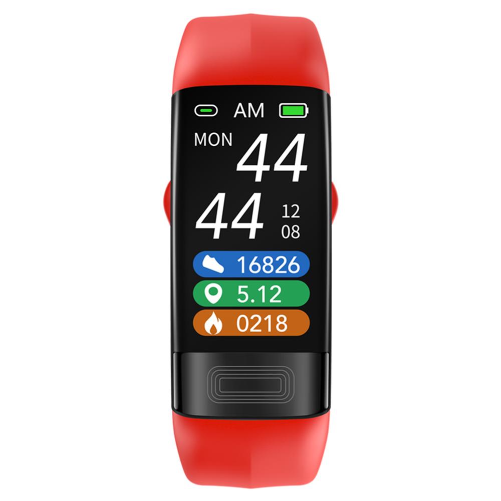 Gesundheitsarmband mit EKG, Herzfrequenzmessung, Blutdruckmessung, SpO2, Schlaftracker, IP67, wasserdichte Fitness-Smartwatch | Sansoti