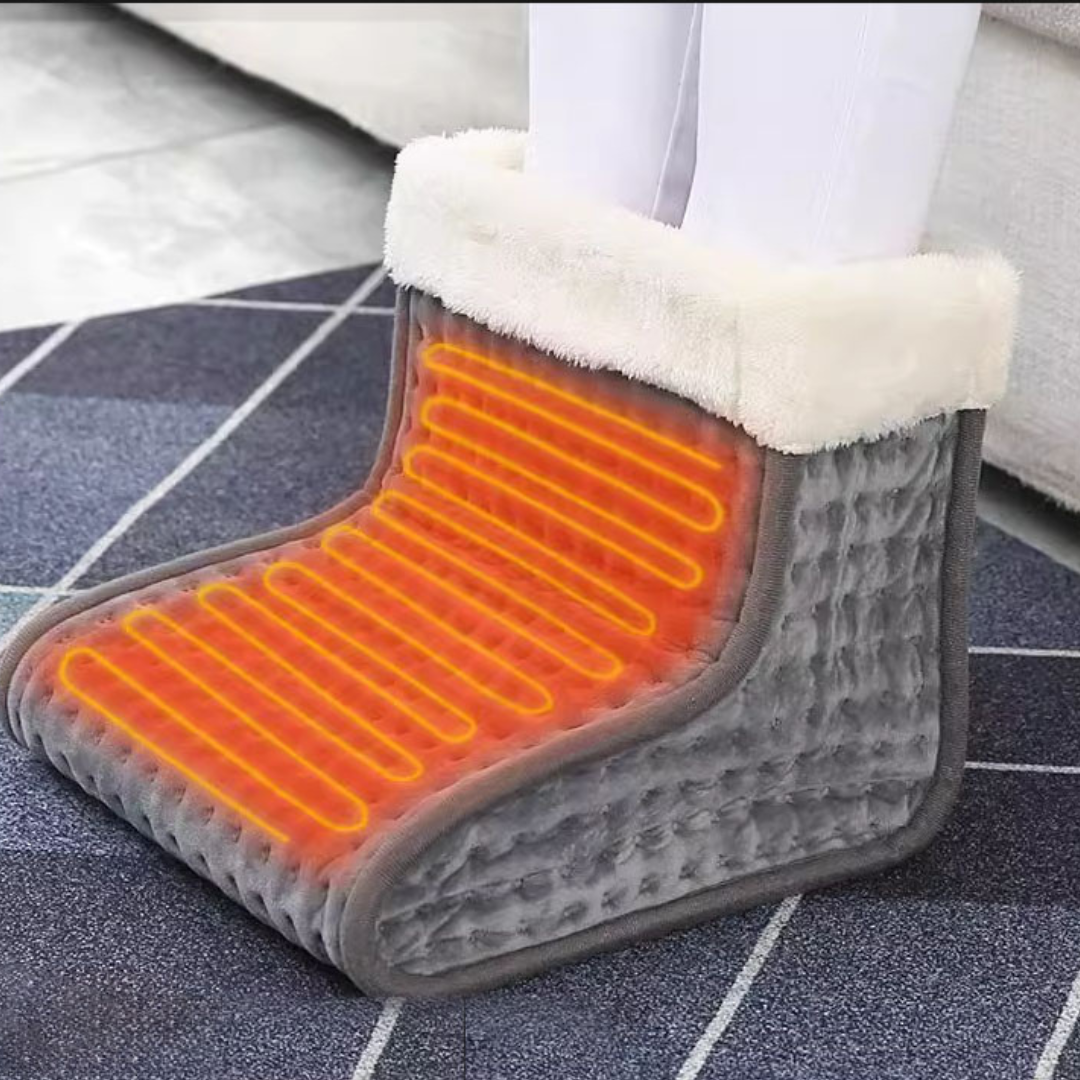 Electric Foot Warmer with 6 Heat Settings Timer Washable Removable Inner Lining Remote Control | Sansoti