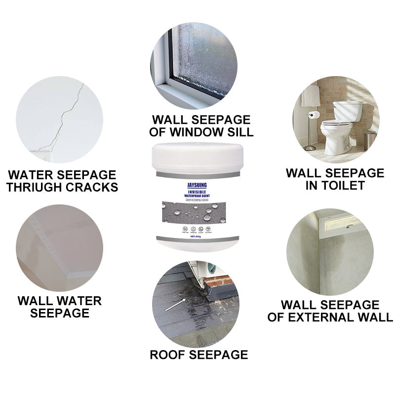 Transparent Waterproof Coating for Sealing Leaks in Walls, Ceilings, Tiles, Concrete, Wood and Metal, Durable Protective Finish | Sansoti