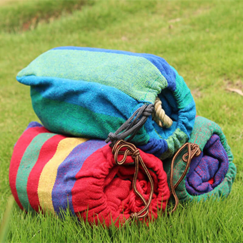Hammock Cotton Polyester 200x150cm Portable Indoor Outdoor Camping Garden 200kg