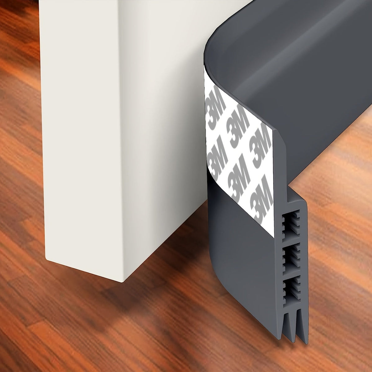 Siliconen Deurafdichting 99cm Zelfklevend Isolatiestrip Geluidswerend Tochtbescherming Energiebesparing Woning | Sansoti