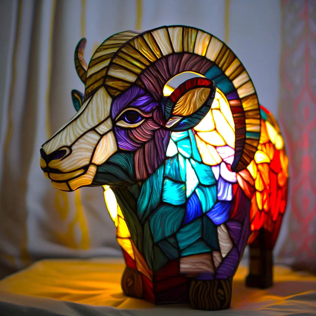 Handmade Decorative Animal Figurine Table Lamp with Warm Ambient Light for Modern Scandinavian Interiors | Sansoti
