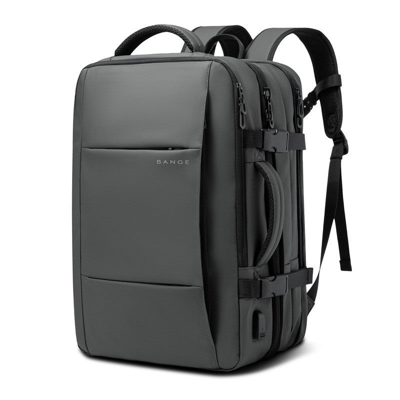 Business Casual Backpack Black Blue Green Grey Pink | Versatile Daypack for Work Travel Laptop School | Premium Waterproof Polyester Travel Backpack 15 inch Laptop Compartment | Ergonomic Padded Shoulder Straps | Sansoti