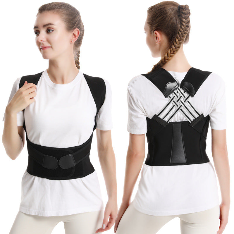 Ergonomic Back Support – Adjustable Posture Correction Belt for Back and Neck Relief | Sansoti