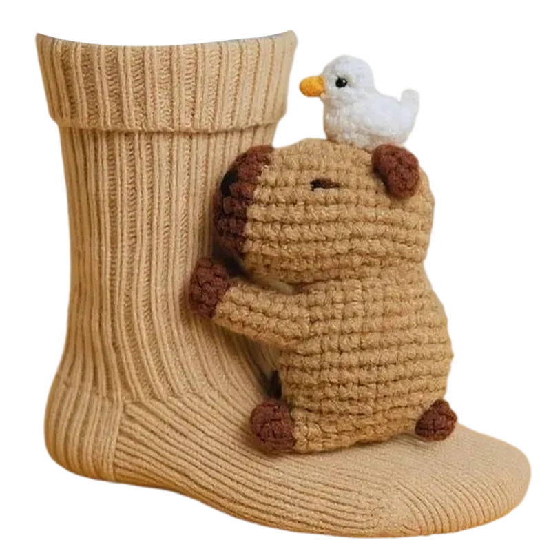 Kuschelsocken mit Tierdesign – Weiche Umarmungssocken für Wärme und Komfort | Sansoti