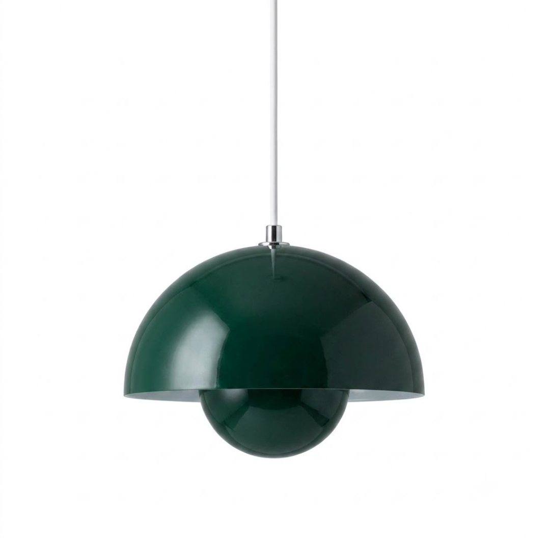 Pendant Light with Planter Scandinavian Design Metal E27 Warm White Light Adjustable Cable Living Room Kitchen | Sansoti