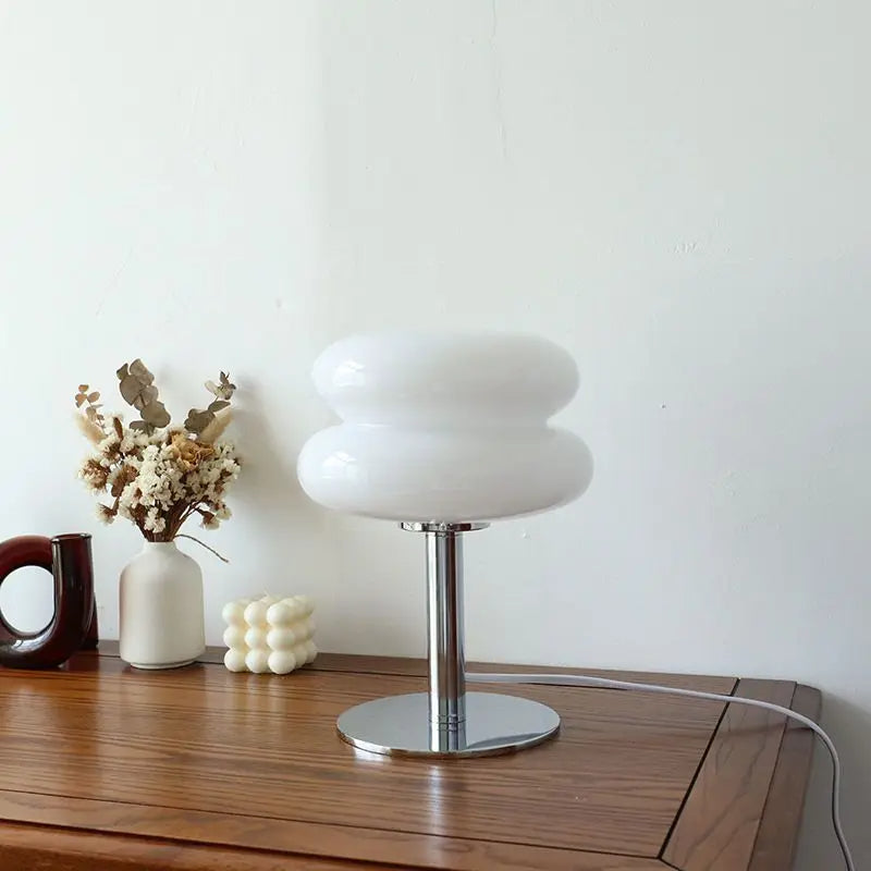 Design Retro Dimmable Mushroom Table Lamp – Table Lamp with 3 Light Settings in Modern Style | Sansoti