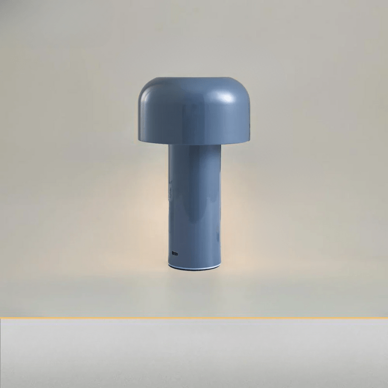 Table Lamp Mushroom Rechargeable Wireless LED 25cm Design | Sansoti