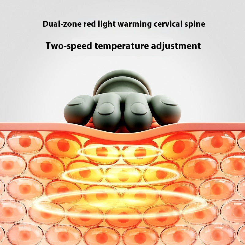 Neck Massager with Heat Function and 4D Kneading System | Wireless Rechargeable | Sansoti