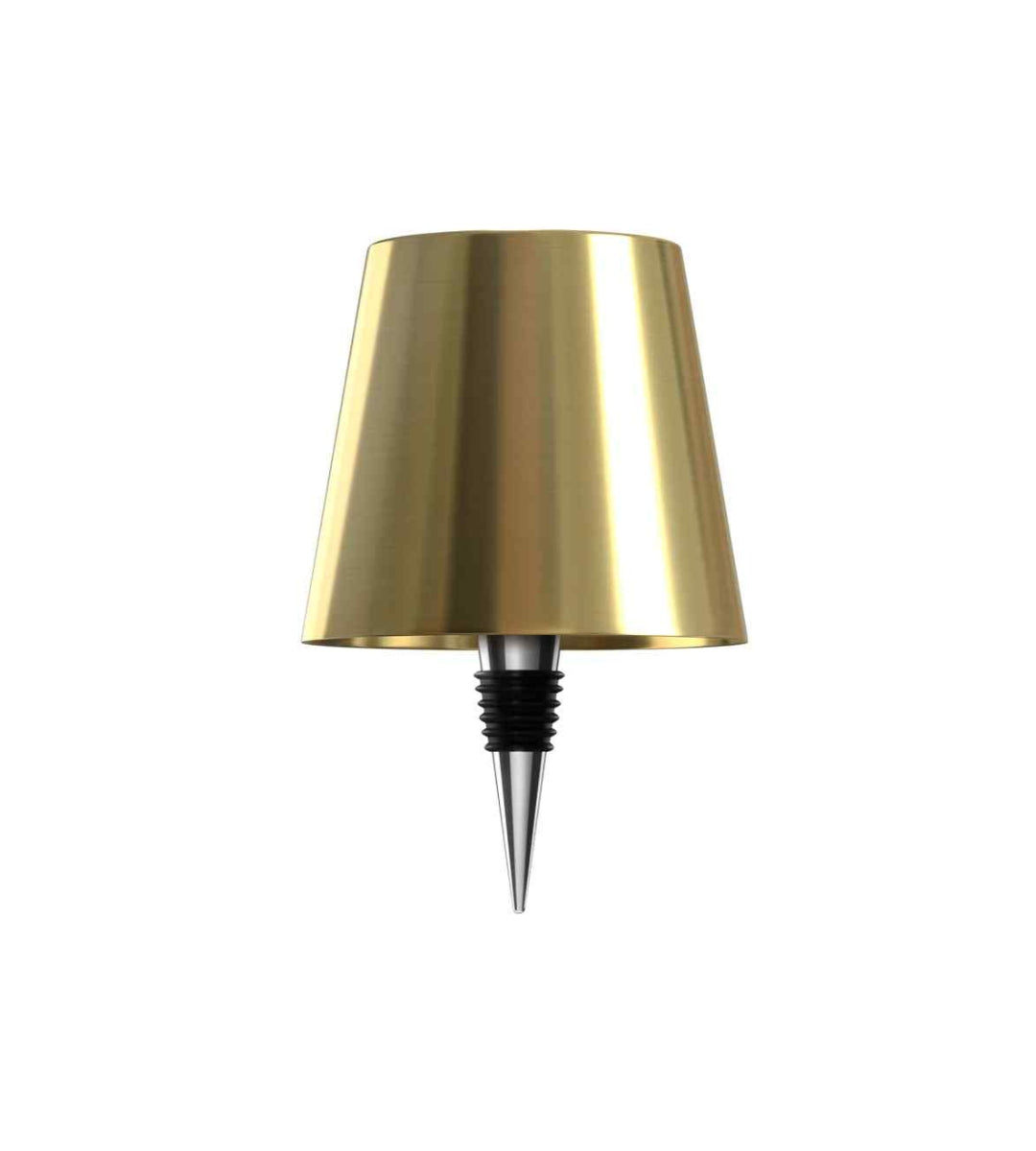 Lámpara para botella LED recargable de aluminio, lámpara de mesa para botella de vino, luz cálida | Sansoti