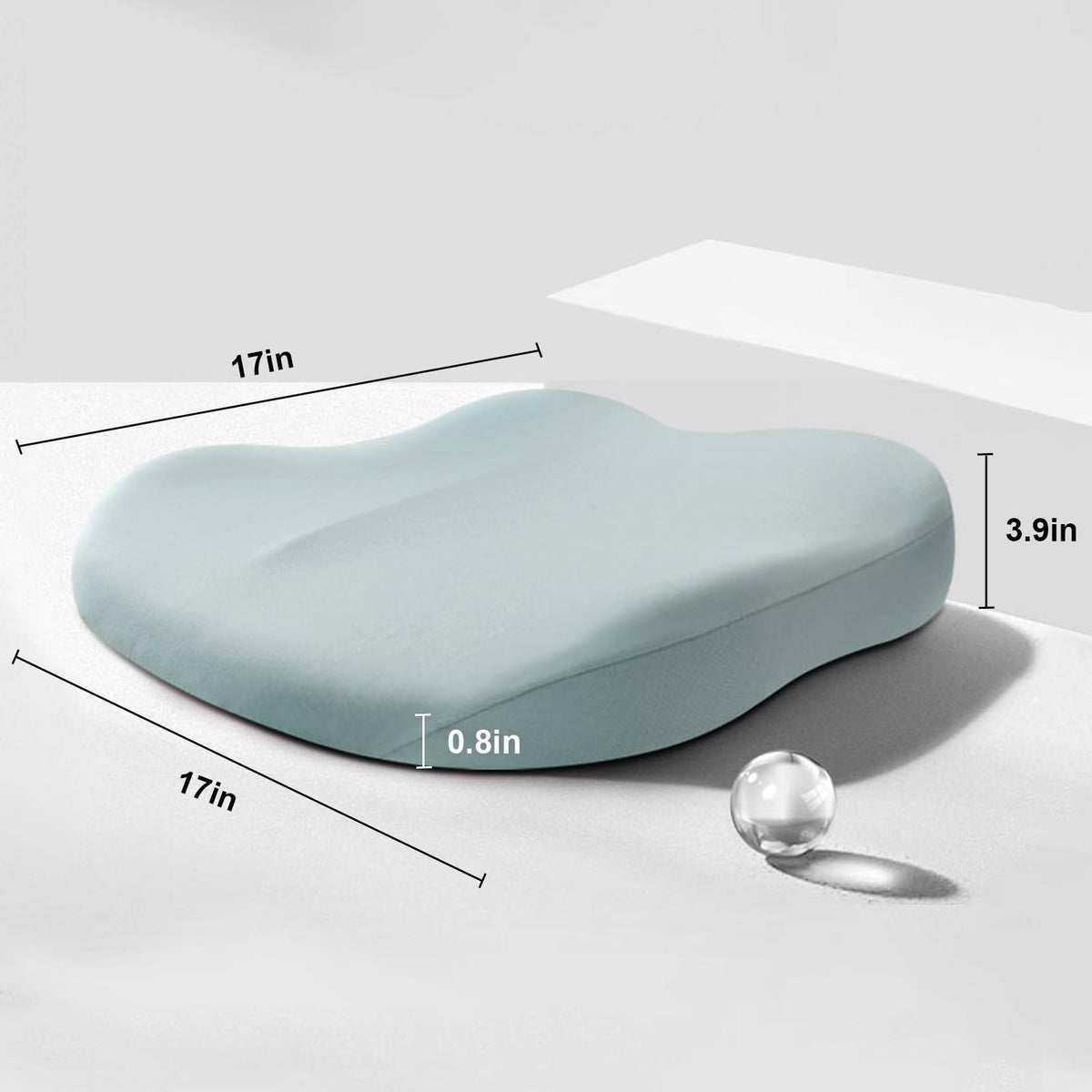 Ergonomisch Zitverhoger Kussen Memory Foam voor Auto Kantoor Stoel Optimale Houding en Comfort bij Rijden | Sansoti