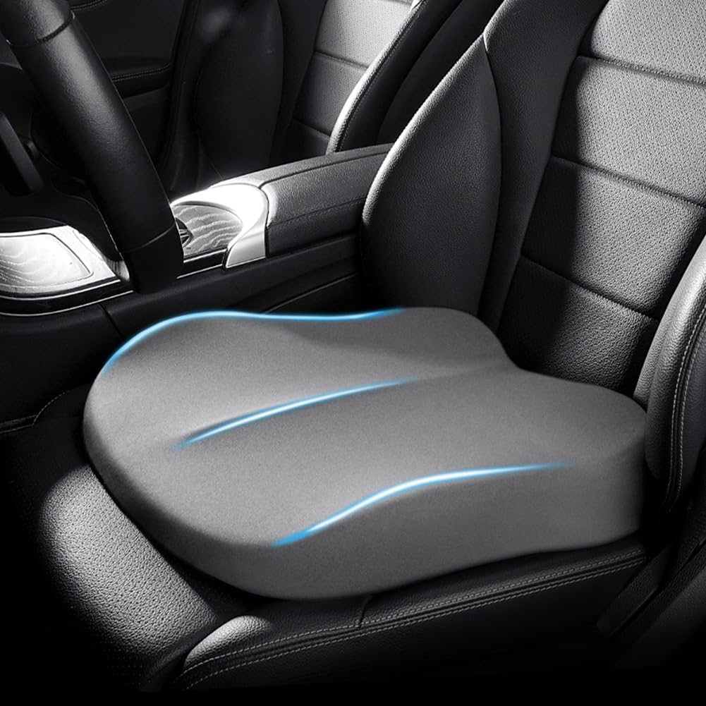Ergonomisch Zitverhoger Kussen Memory Foam voor Auto Kantoor Stoel Optimale Houding en Comfort bij Rijden | Sansoti