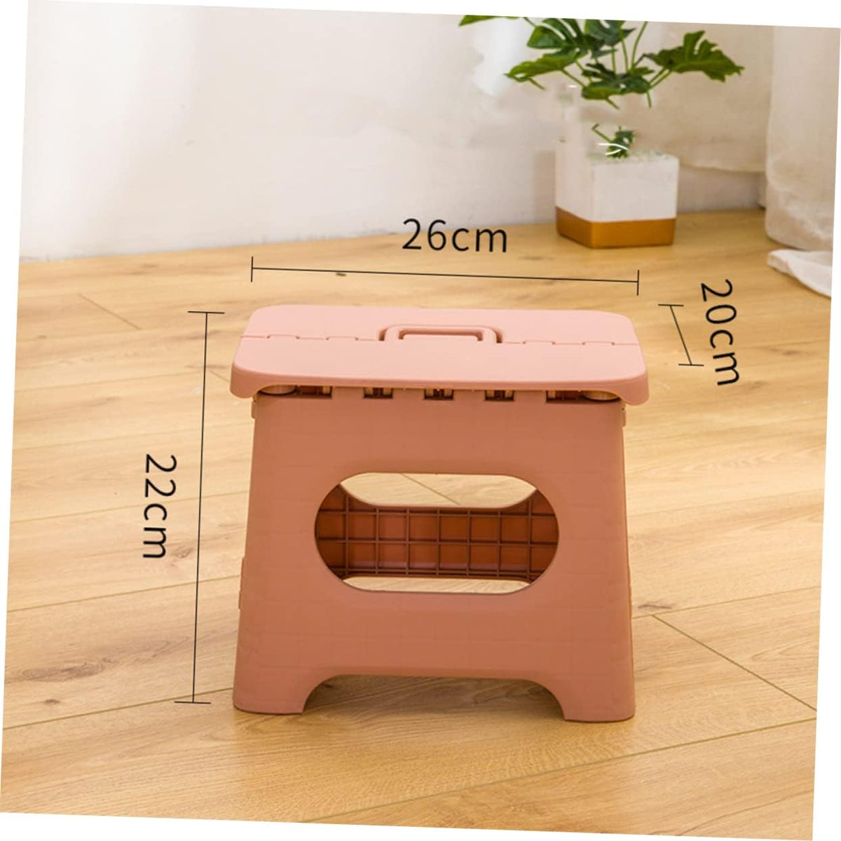 Foldable Step Stool with Handle – Portable Step for Kitchen and Bathroom | Sansoti