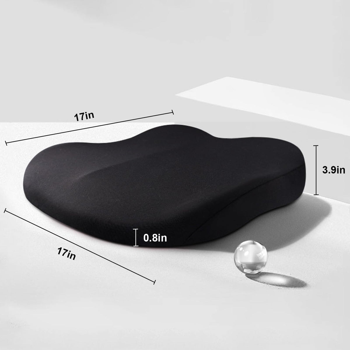 Ergonomisch Zitverhoger Kussen Memory Foam voor Auto Kantoor Stoel Optimale Houding en Comfort bij Rijden | Sansoti