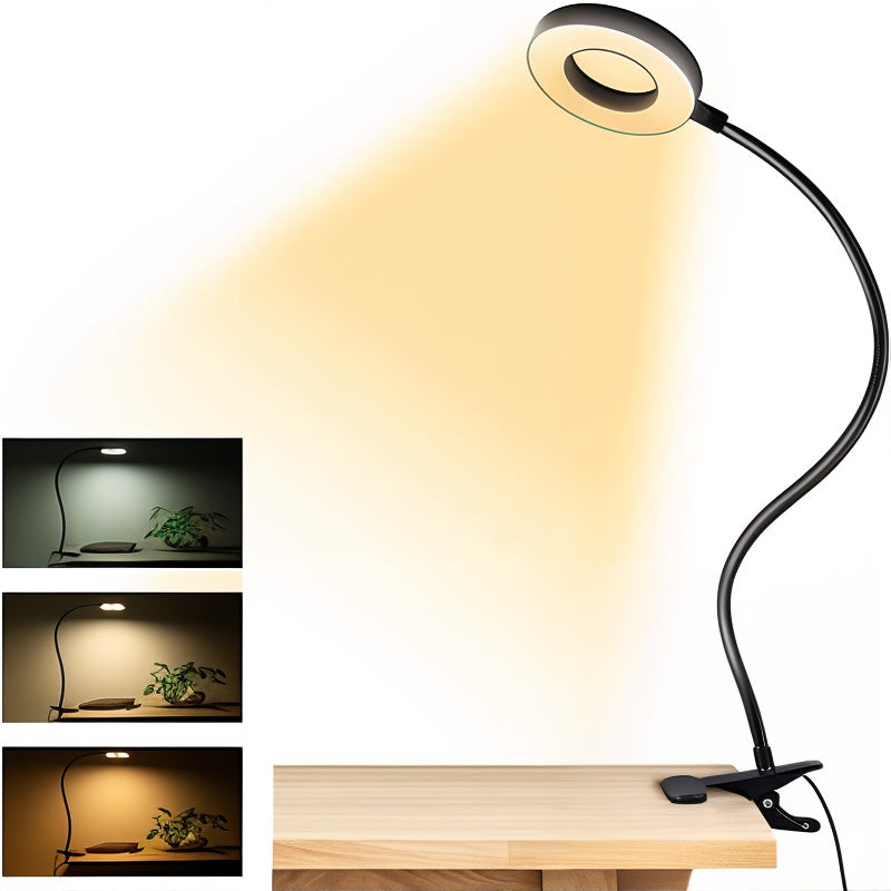 Klemmleselampe mit 48 LEDs — Flexibler Schwanenhals & USB Wiederaufladbar | Sansoti