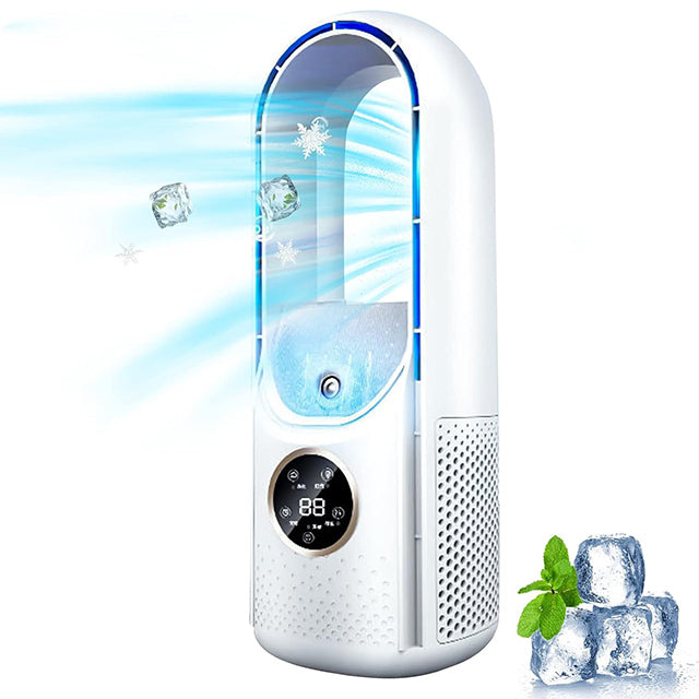 Wireless Compact Air Cooler with Quiet Fan – Convenient USB Device for Home and Office – 100ml Water Tank | Sansoti