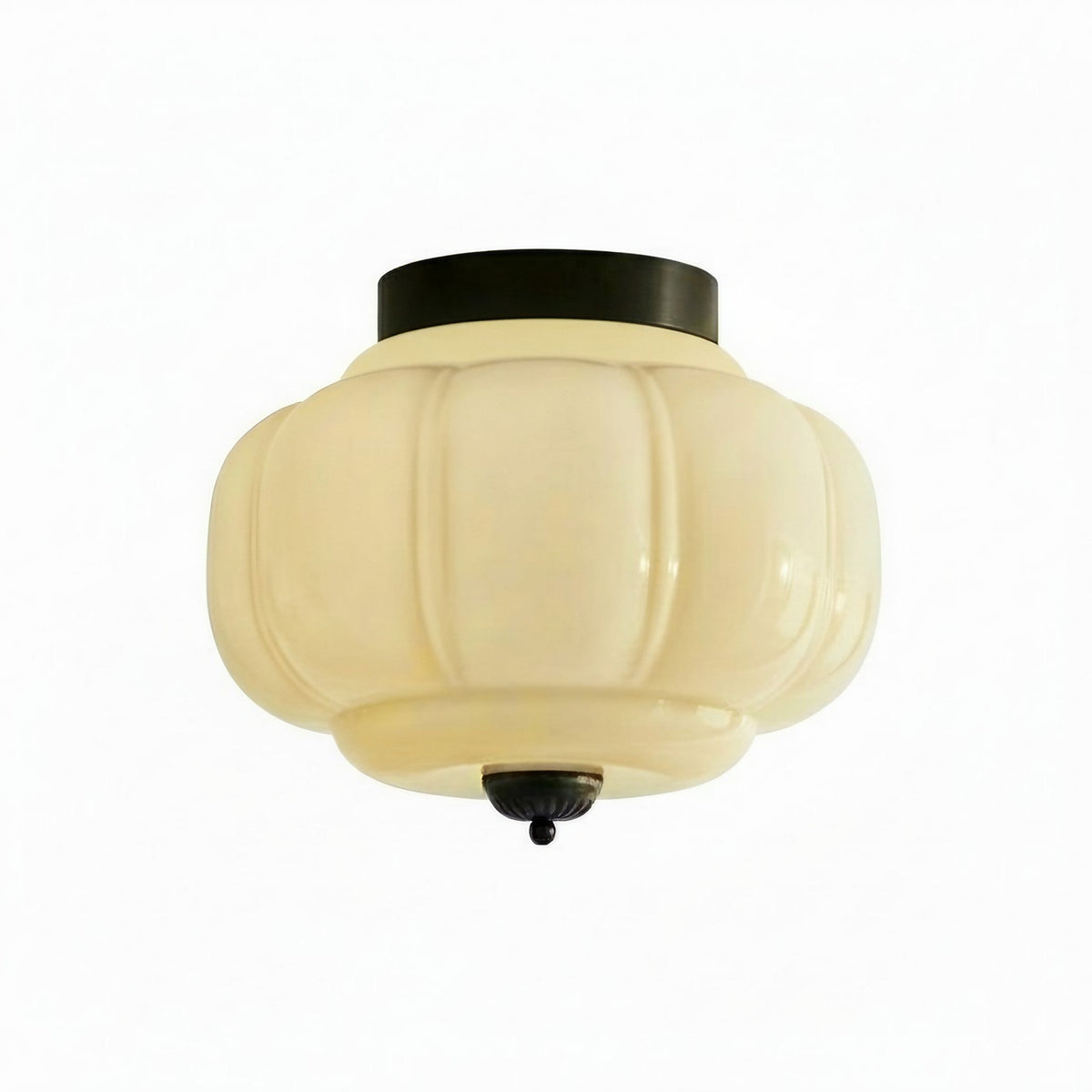 Deckenlampe Milchglas Glas-Schirm Moderne Beleuchtung Skandinavischer Stil Wohnzimmer Esszimmer Schlafzimmer Flush Mount | Sansoti