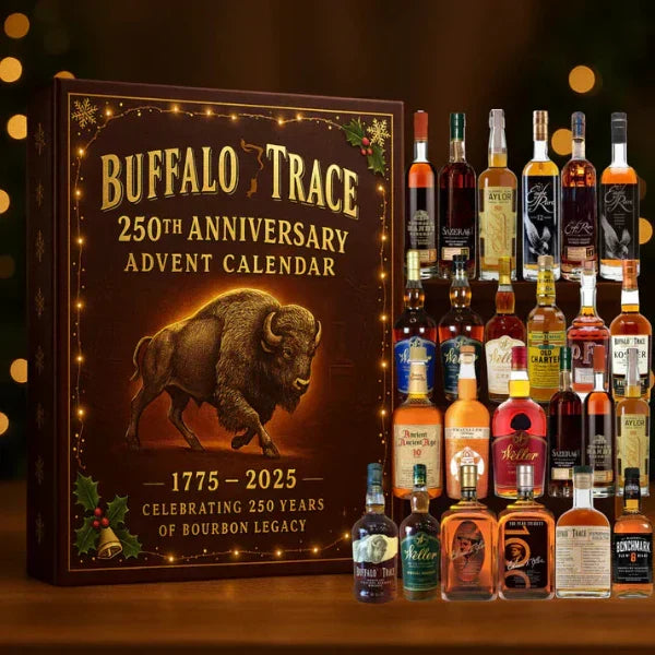 Adventskalender mit Whisky-Miniaturen, 24 Tage, festliche Weihnachtsdekoration, Sammlergeschenk für Whisky-Liebhaber | Sansoti