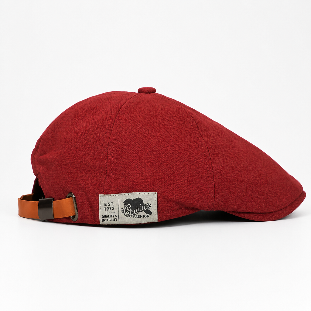Verstelbare Katoenen Platte Pet voor Heren Lichtgewicht Ademend Klassiek Casual Hoofddeksel Retro Stijl | Sansoti
