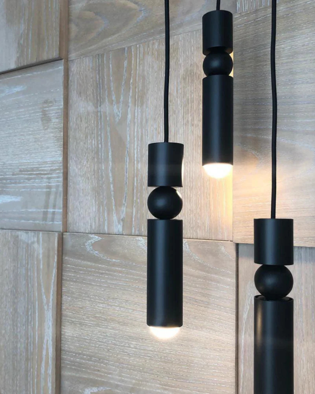 Lampe sculpture suspension aux formes fluides noir or argent 1-3-5 points lumineux design moderne salle à manger salon chambre éclairage | Sansoti