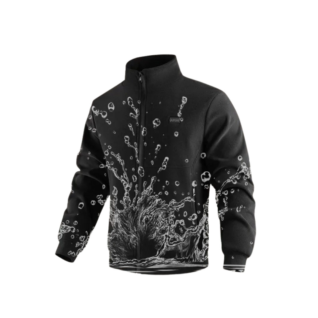 Beheizbare Winterjacke mit 8 Heizzonen, Fleece-Futter, für Damen und Herren, für Outdoor-Aktivitäten, wasserdicht und wärmeisolierend | Sansoti
