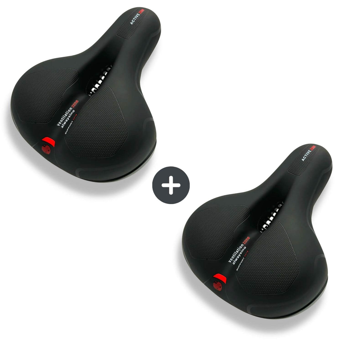 Ergonomic Bicycle Saddle with Gel Padding - Comfort Saddle for Longer Rides - Breathable and Pressure-Relieving - Universal Fit | Sansoti