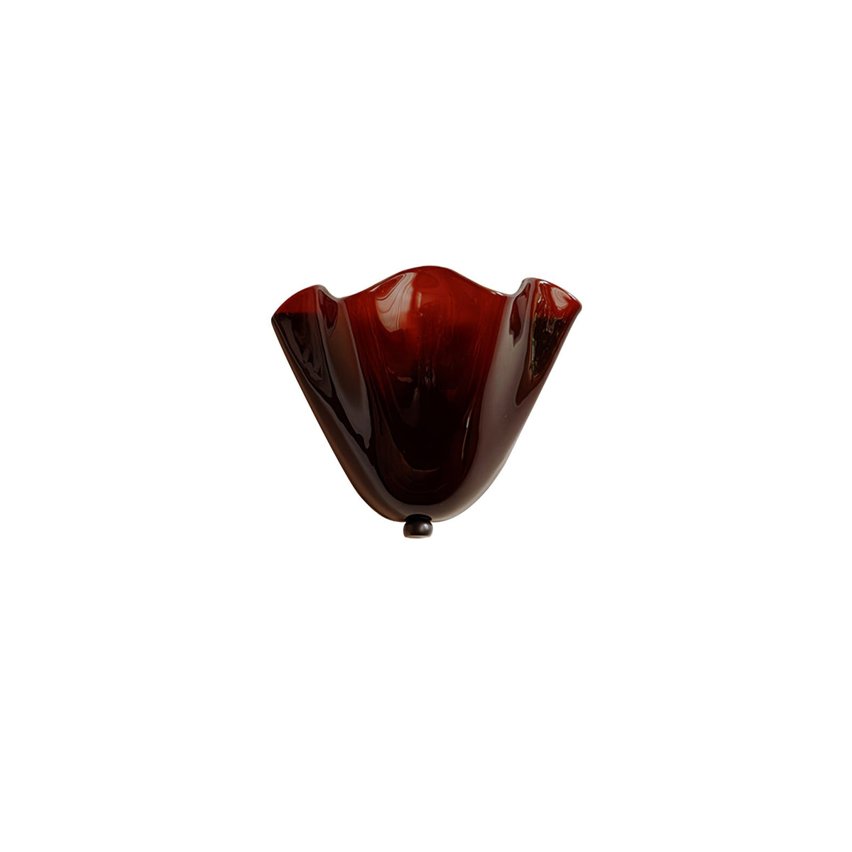 Petalia Wall Light — Sculptural Petal-Inspired Glass Wall Lighting with G9 Socket and Hardwired Installation (28 × 25 × 13 cm) | Sansoti