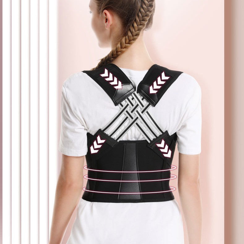 Ergonomic Back Support – Adjustable Posture Correction Belt for Back and Neck Relief | Sansoti
