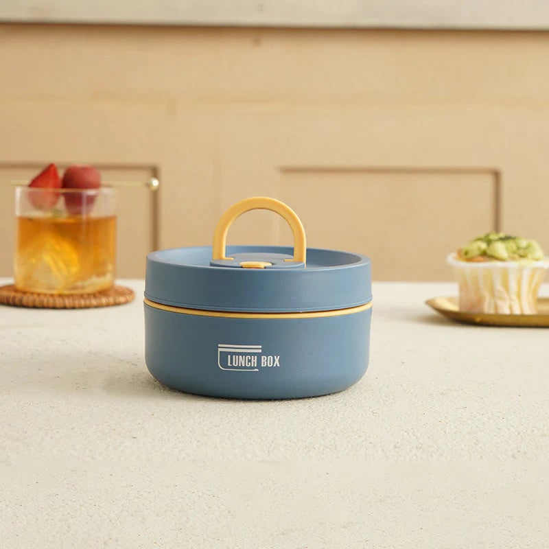 Insulated Lunchbox with Vacuum Technology – Keeps Food Warm Up to 4 Hours – Leak-Proof Stainless Steel Design – Ideal for School and Work | Sansoti