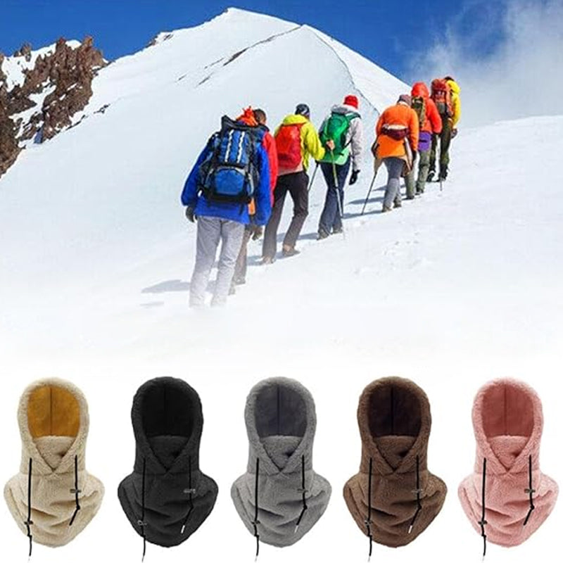 Fleece Balaclava Wintersportmuts Met Nekbescherming Verstelbaar Ademend Unisex Gezichtsmasker Outdoor | Sansoti
