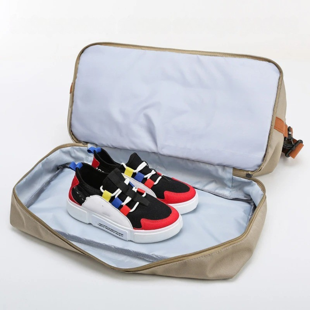 Torba sportowa z przegrodą na buty i oddzielną komorą mokrą-suchą 46x25x28cm Tkanina Oxford Mocowanie do walizki Siłownia Fitness | Sansoti