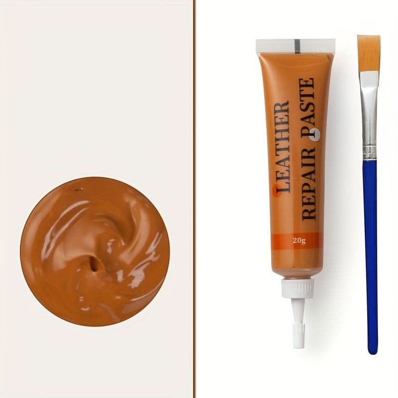 Leder-Reparaturset für Möbel, Autositze und Sofas, Leder-Restaurationskit mit Applikator, 3x10cm | Sansoti