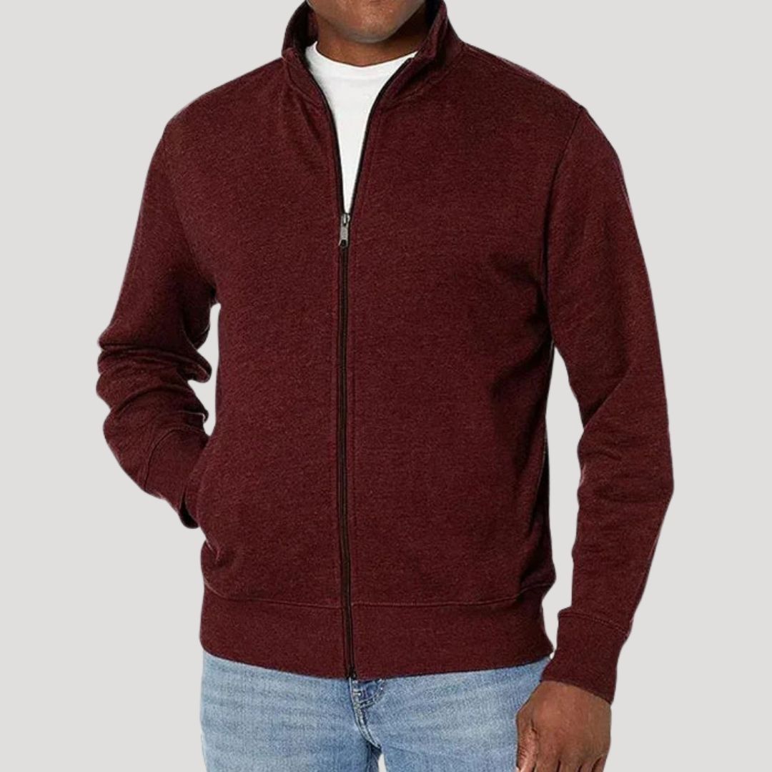 Men's Lightweight Spring Jacket with Zipper, Casual, Comfortable for Everyday Wear, Versatile, Modern Design, Stylish | Sansoti
