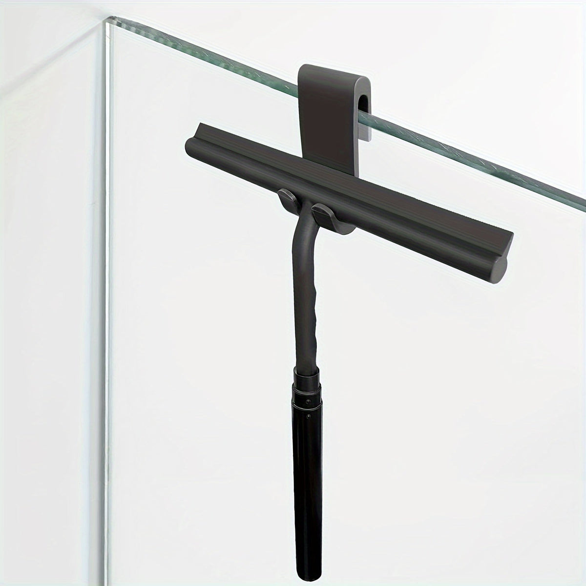 Extendable squeegee with telescopic handle for shower, bathroom and windows - streak-free cleaning, extends to 107 cm | Sansoti