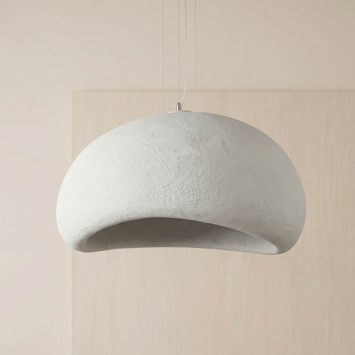 Minimalist Pendant Lamp with Stone Texture – Modern Lighting in Scandinavian Style | Sansoti
