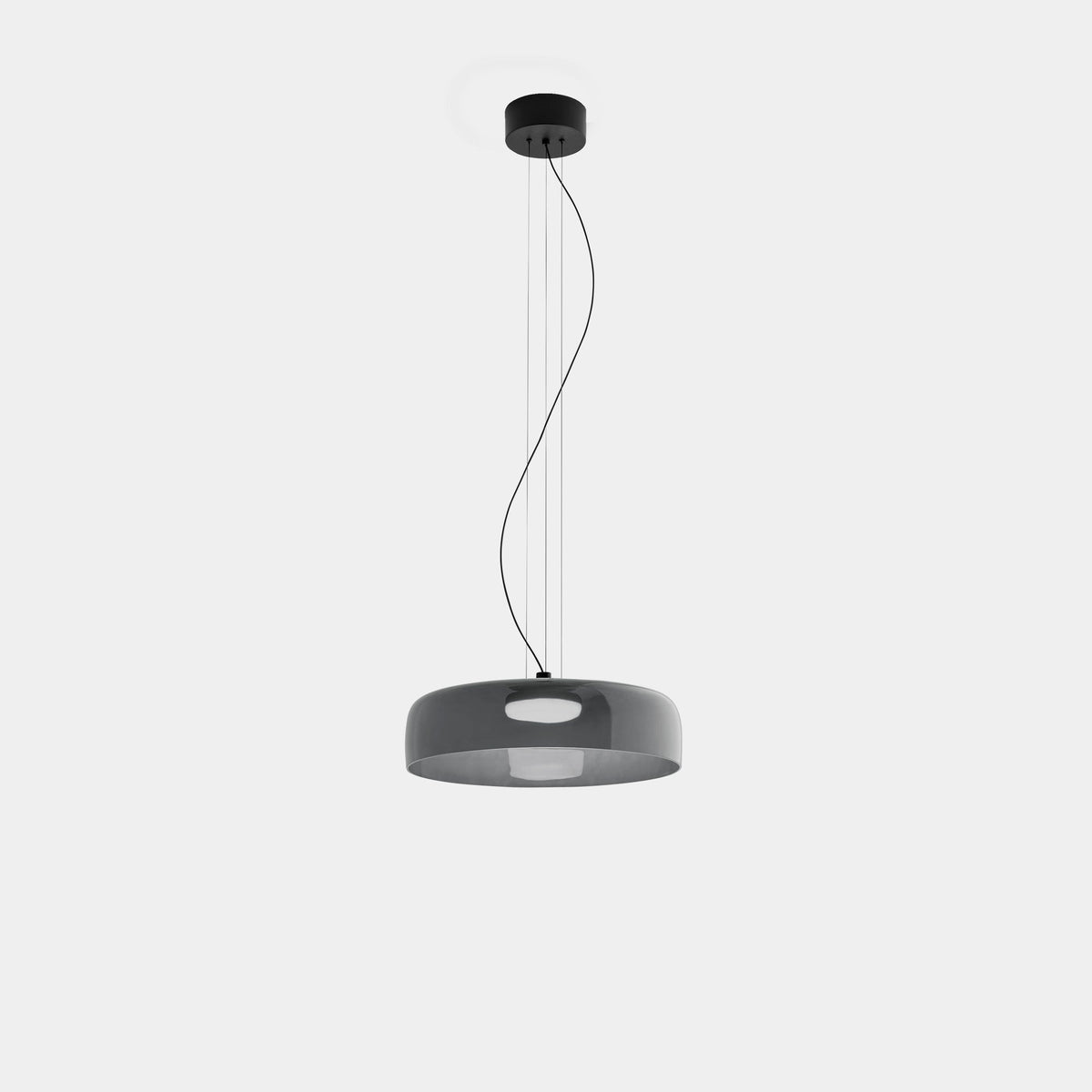 Lampa wisząca szklana, design nordycki, warstwowa, 1, 2 lub 3 poziomy, pomarańczowy, zielony, szary, jadalnia, kuchnia, salon, lampa pendelowa, ciepłe światło LED, regulowana